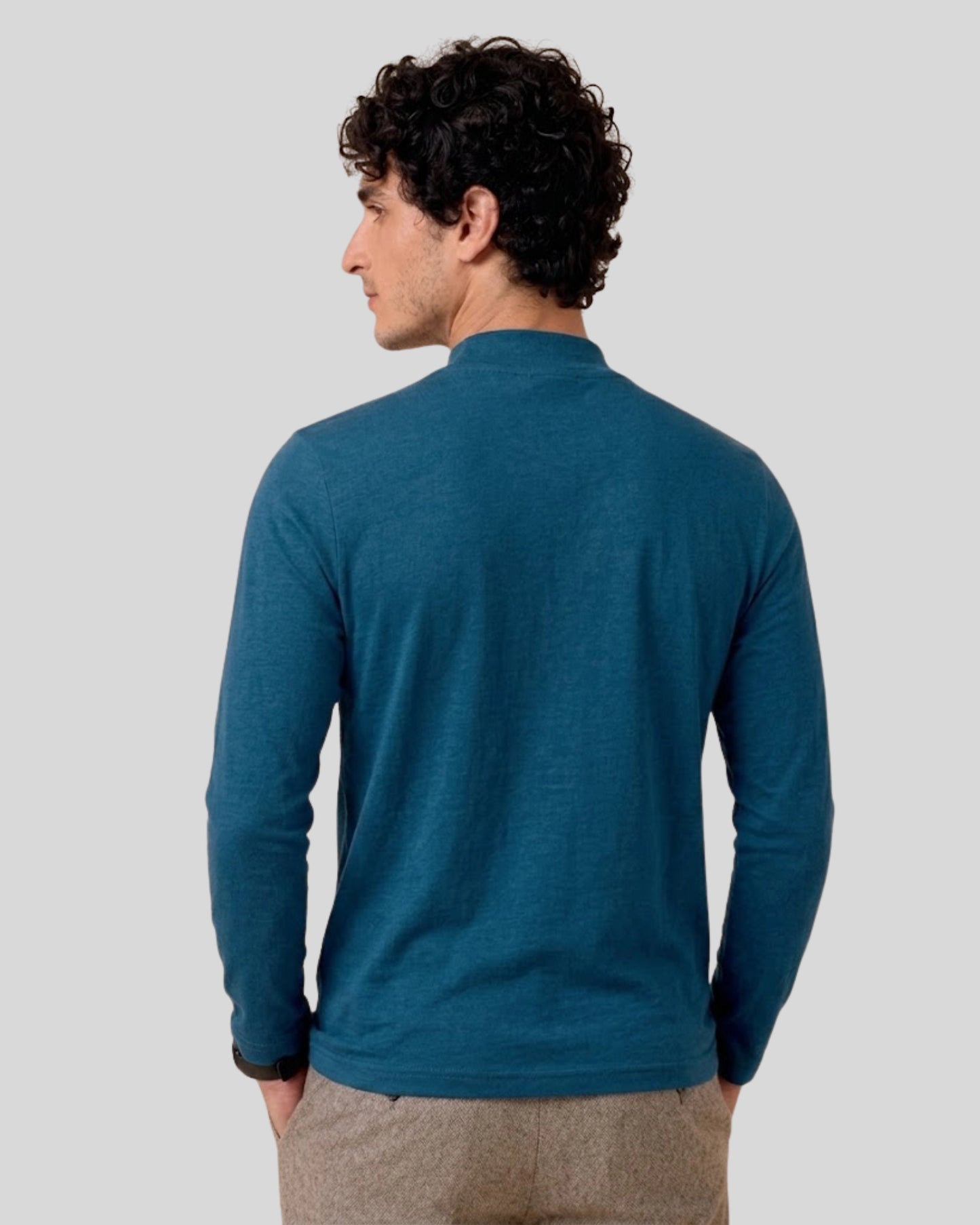 POLO MANGA LARGA CUELLO TORTUGA