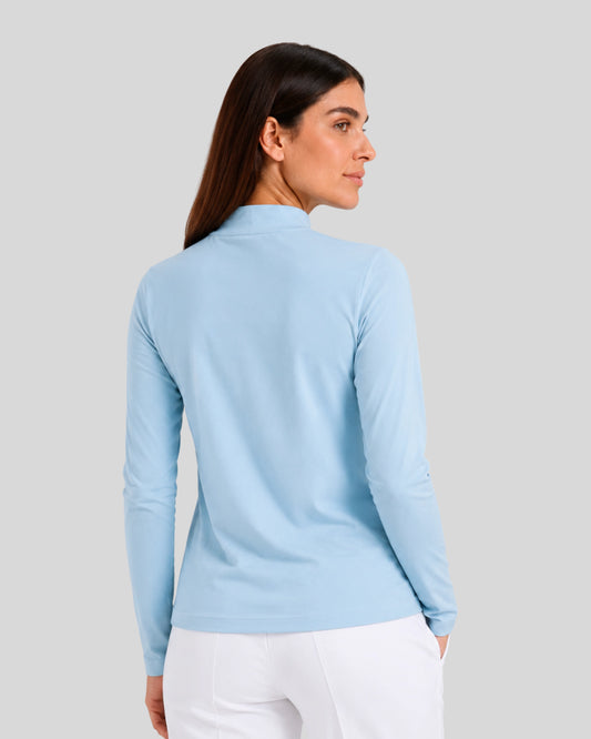 POLO MANGA LARGA CUELLO TORTUGA