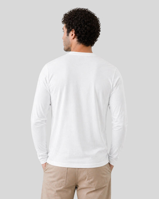 POLO MANGA LARGA CUELLO V