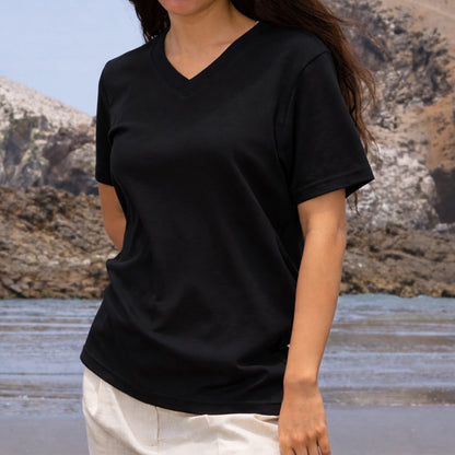 V-NECK POLO SHIRT