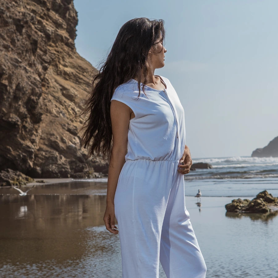 BATWING SLEEVE JUMPSUIT