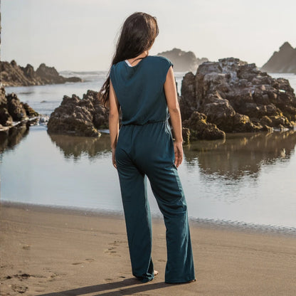 BATWING SLEEVE JUMPSUIT