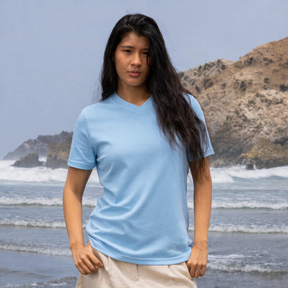 V-NECK POLO SHIRT