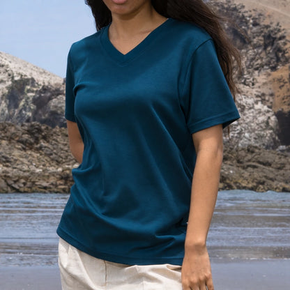 V-NECK POLO SHIRT