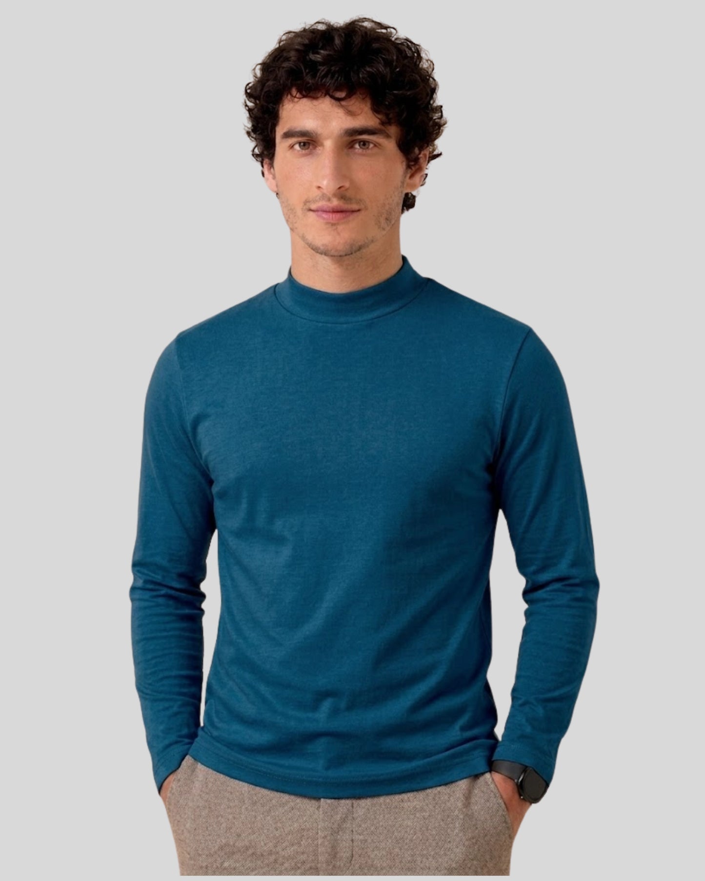 POLO MANGA LARGA CUELLO TORTUGA