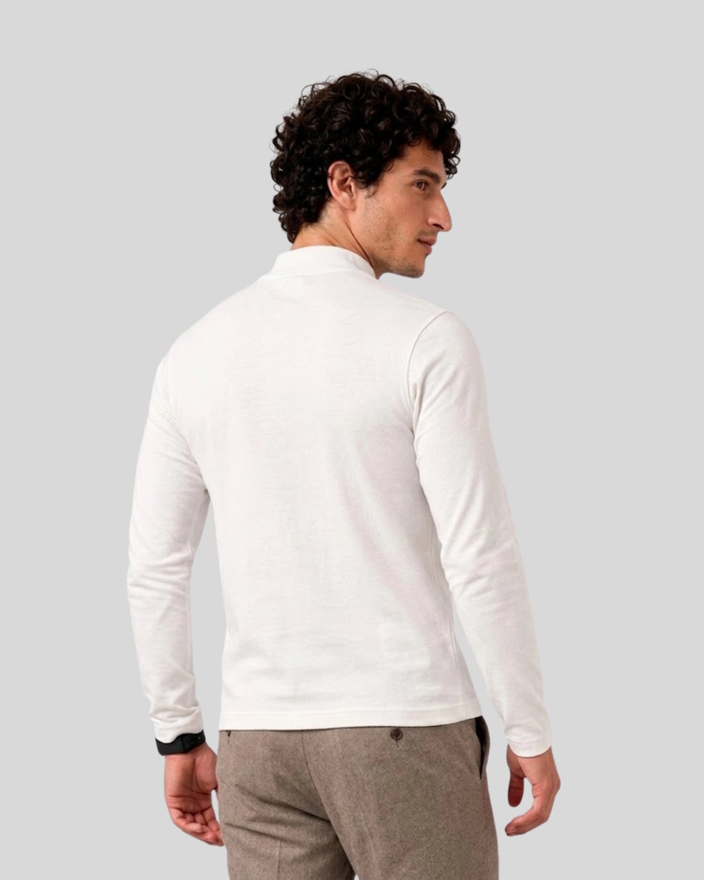 POLO MANGA LARGA CUELLO TORTUGA