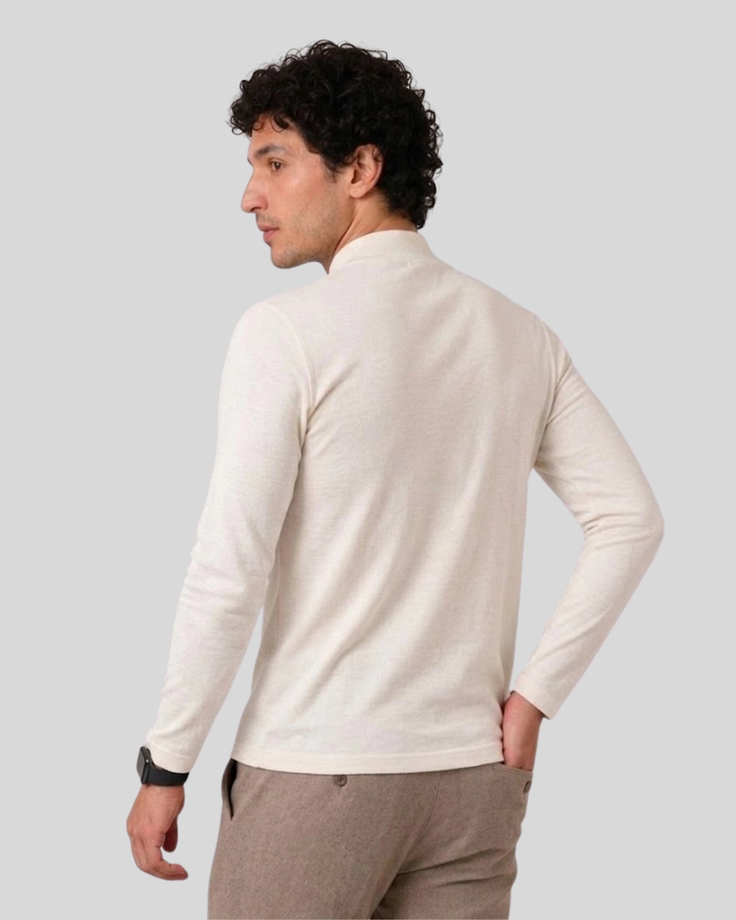 POLO MANGA LARGA CUELLO TORTUGA