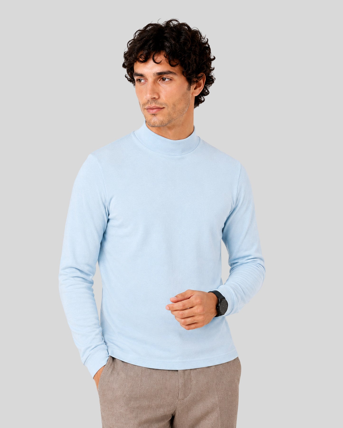 POLO MANGA LARGA CUELLO TORTUGA