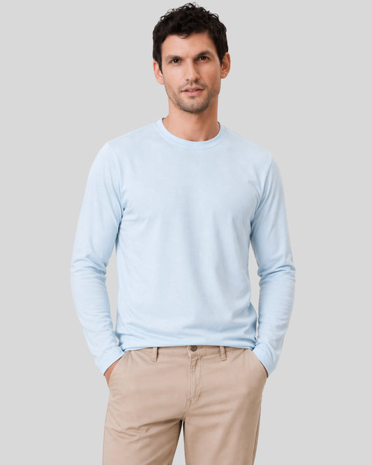POLO MANGA LARGA CUELLO REDONDO