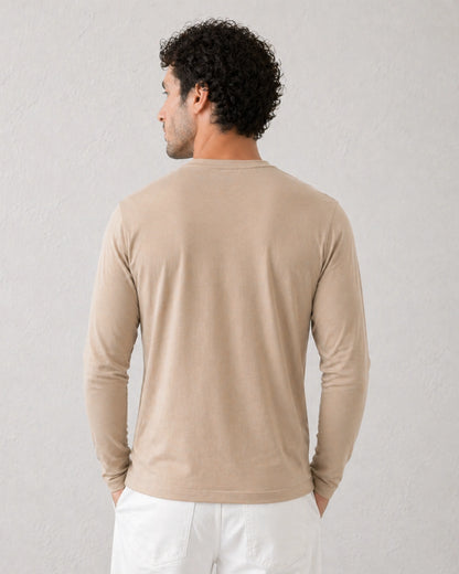 POLO MANGA LARGA CUELLO REDONDO