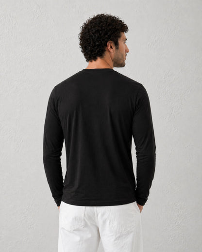 POLO MANGA LARGA CUELLO REDONDO
