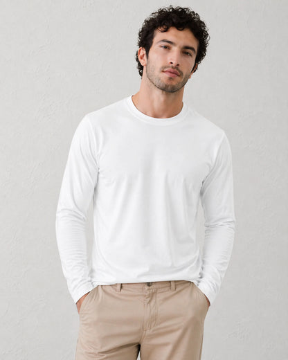 POLO MANGA LARGA CUELLO REDONDO