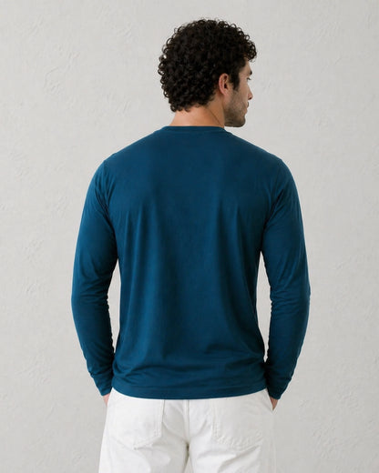 POLO MANGA LARGA CUELLO REDONDO