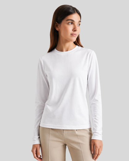 POLO MANGA LARGA CUELLO REDONDO