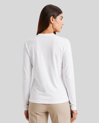 POLO MANGA LARGA CUELLO REDONDO