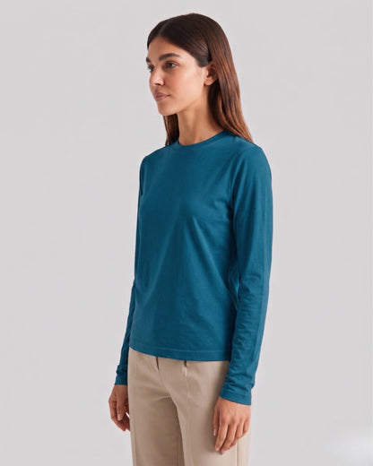 POLO MANGA LARGA CUELLO REDONDO