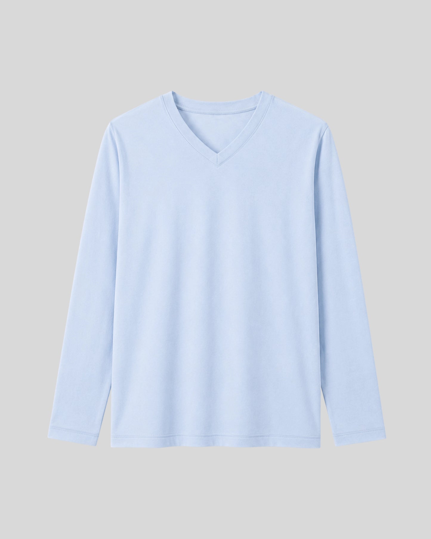 POLO MANGA LARGA CUELLO V